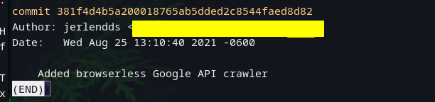 The first OSINTBuddy commit